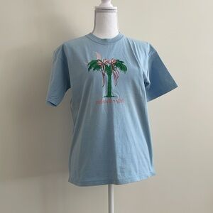 Gildan Light Blue “palmetto girl” Tee. Youth Large